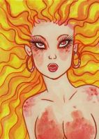 Her magic is Fire